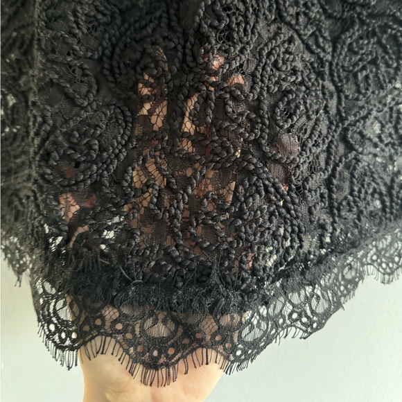 Zara Black Lace Crop Top - Picture 2 of 3
